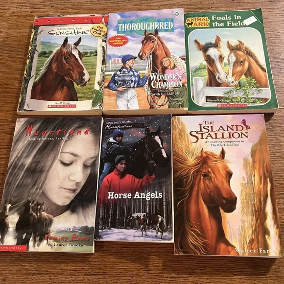 Scholastic Horse-Themed Paperback Books Collection‎ Set Of 6 - Picture 1 of 2